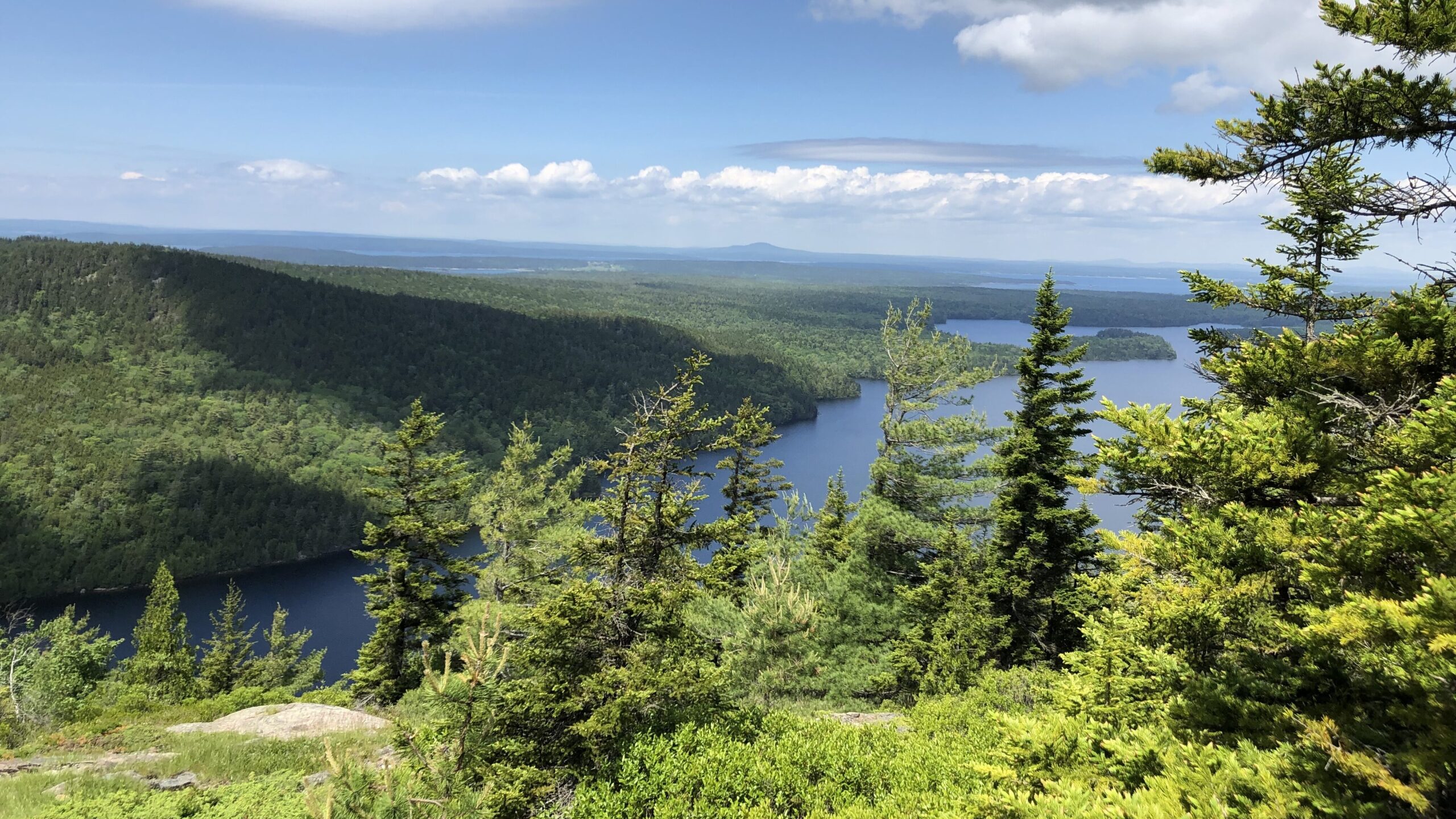 Acadia National Park Beech Mountain Trail View